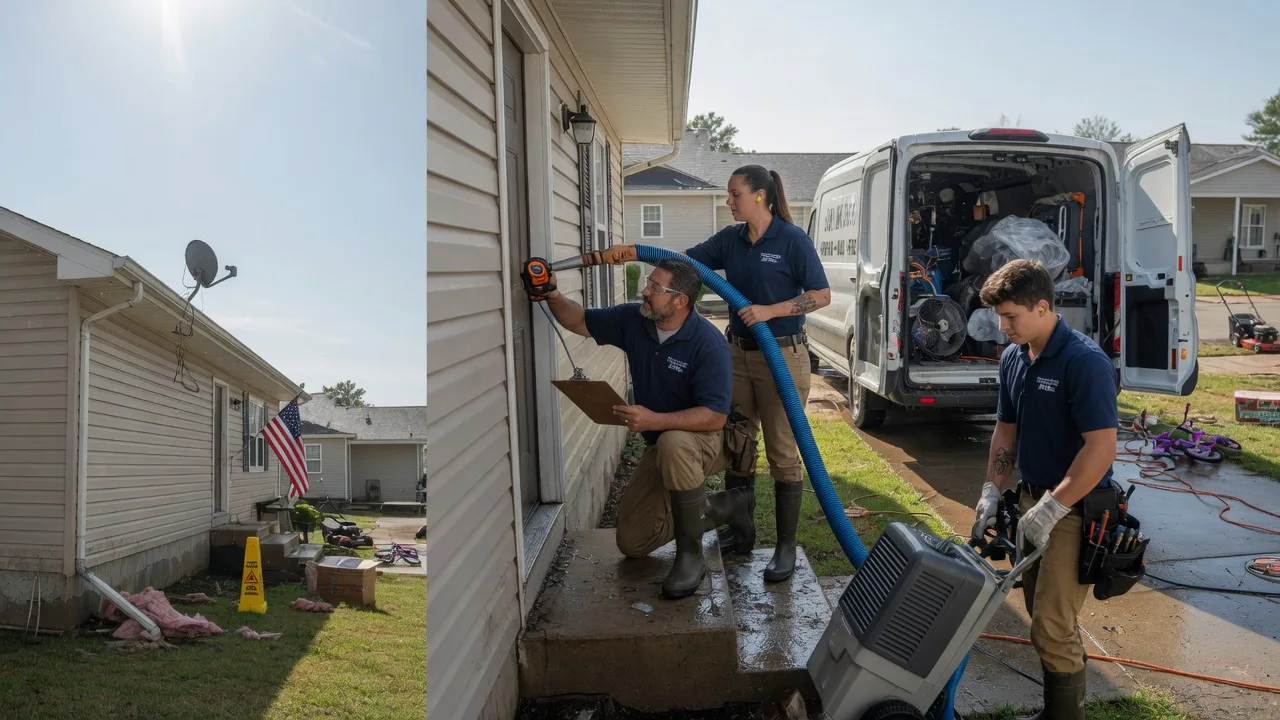 Ceiling Water Damage Restoration in Castalia, OH near me